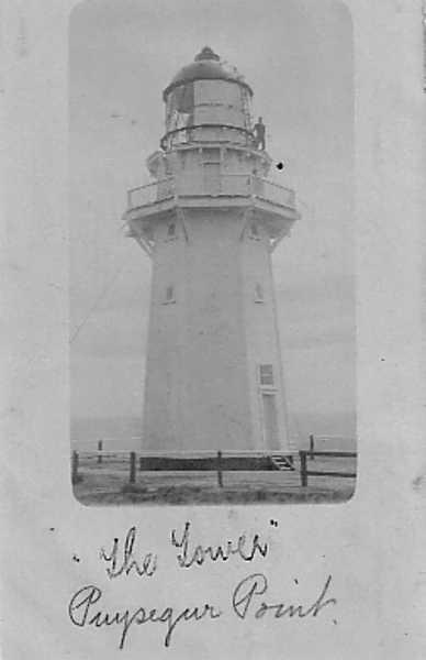 Photograph Puysegur Point lighthouse New Zealand Maritime Museum