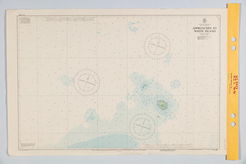 Chart Approaches to White Island New Zealand Maritime Museum