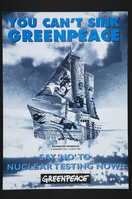 Poster: You Can't Sink Greenpeace