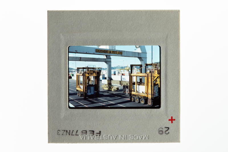 Slide: Shaw Savill Line Containers, 1977