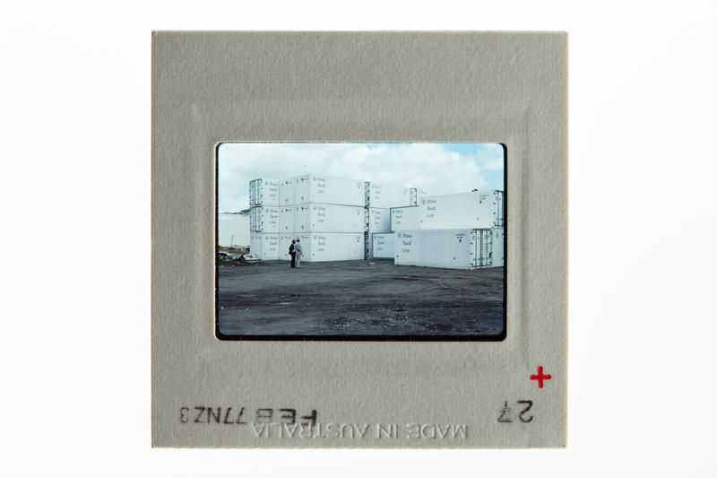 Slide: Shaw Savill Line Containers, 1977