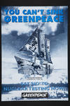Poster: You Can't Sink Greenpeace image item