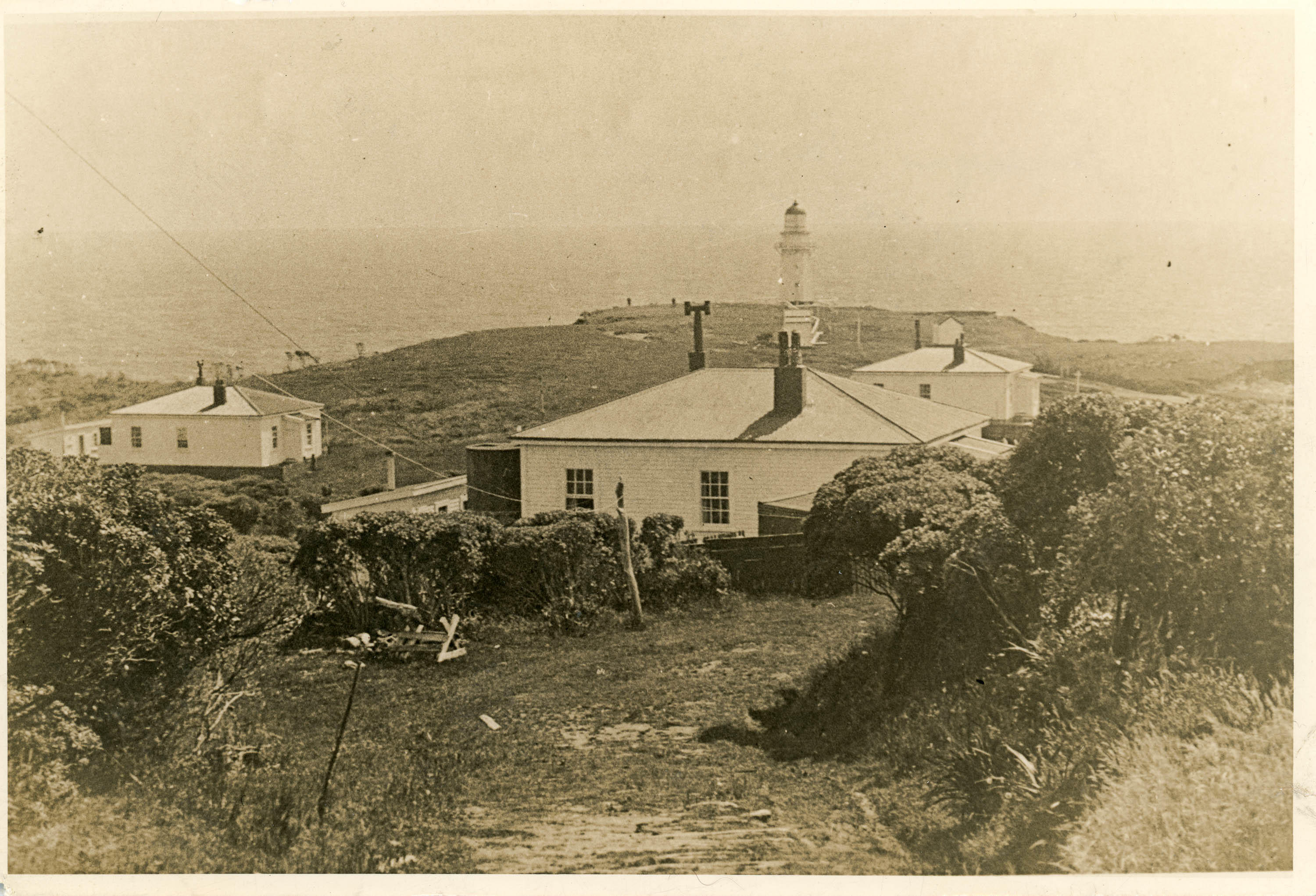 Photograph Puysegur Point lighthouse, Fiordland, Jan 1942 New
