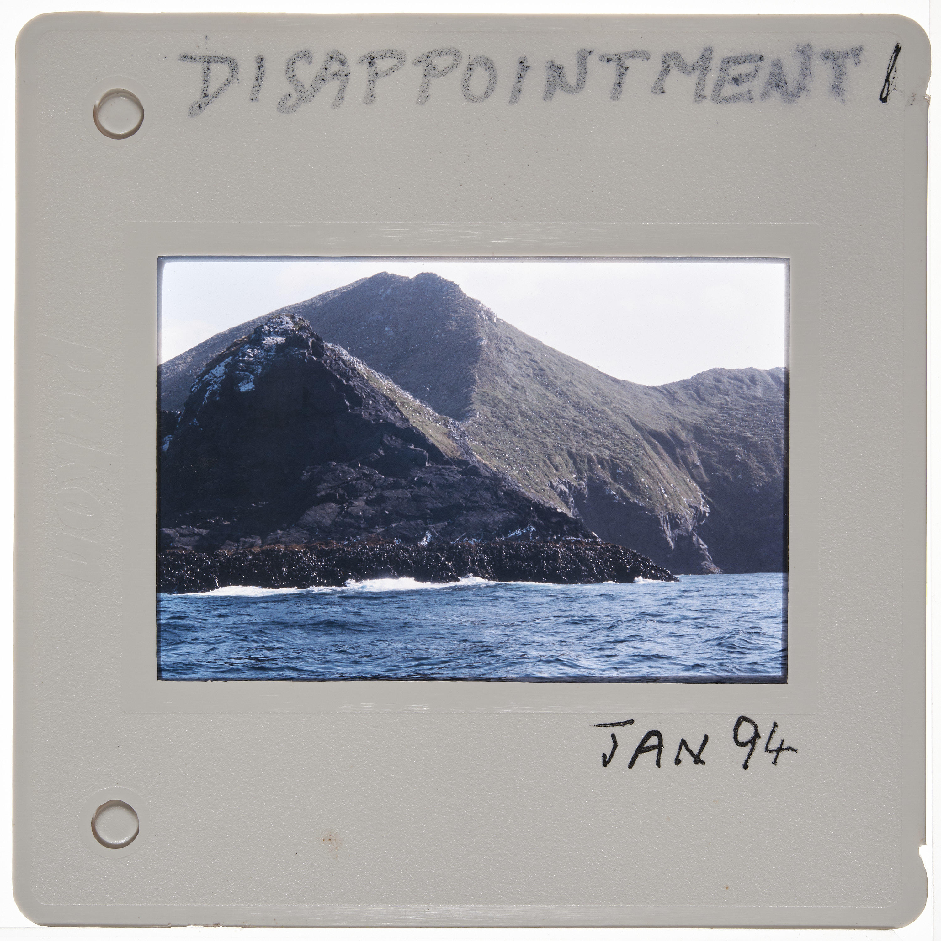 Slide Disappointment Island, Auckland Islands, Jan 1994 New Zealand