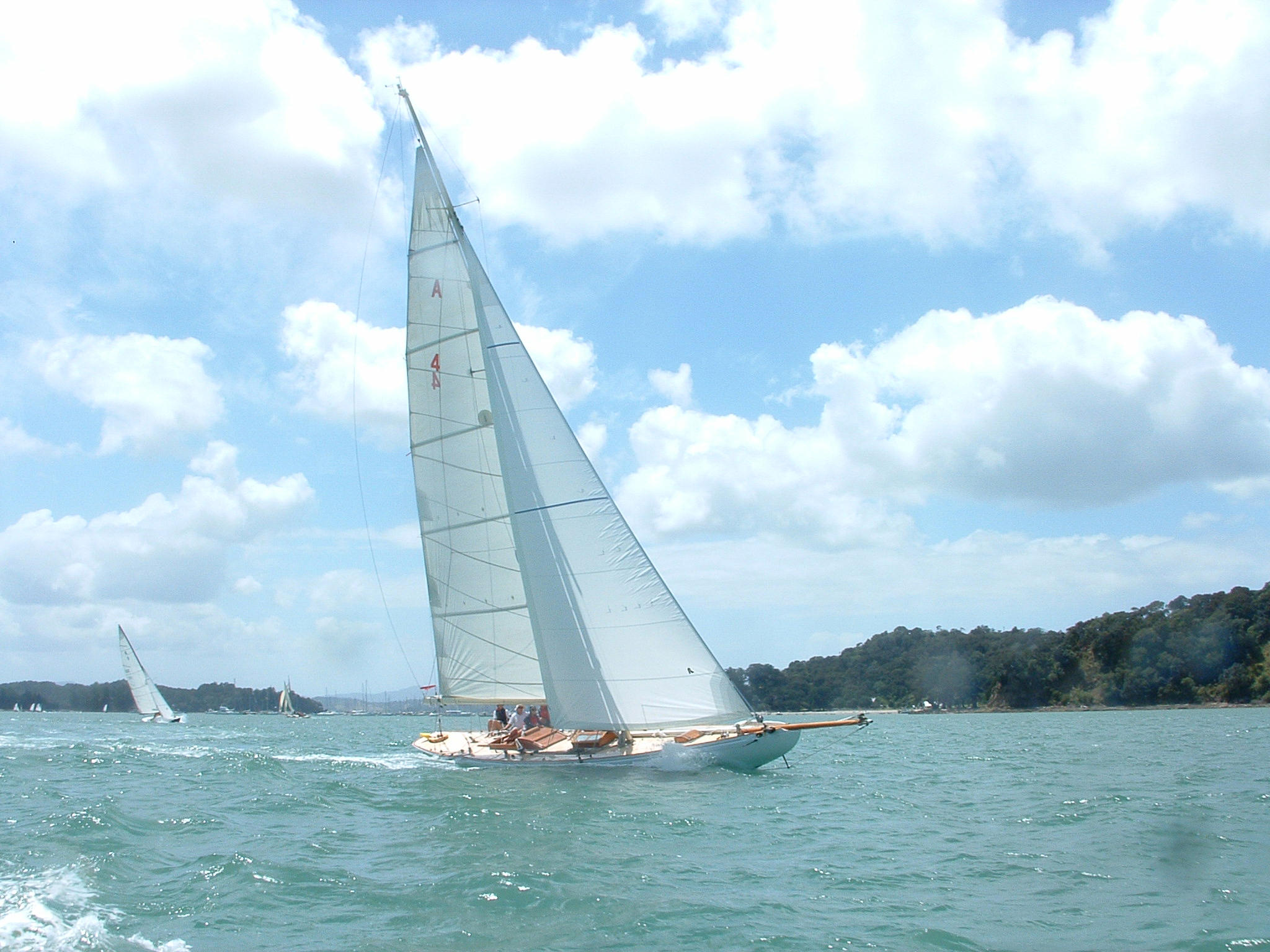 Photograph IORANGI on Mahurangi Harbour, Hauraki Gulf New Zealand