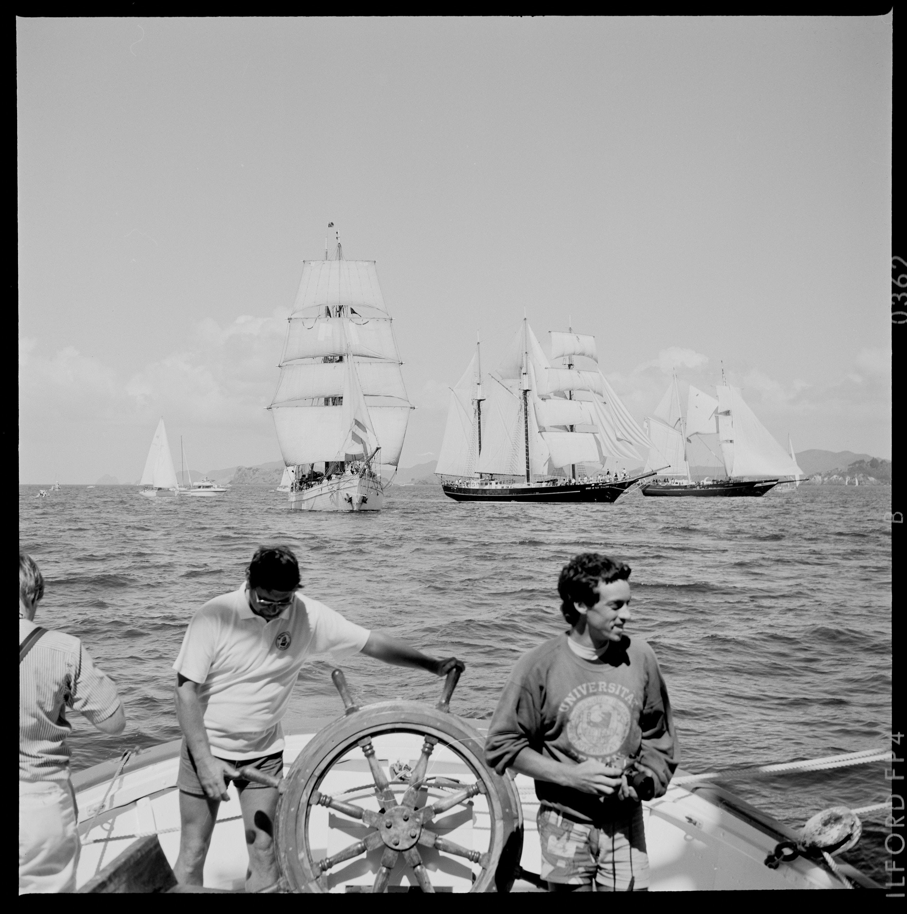 Negative Tall ships SOREN LARSEN (1949), YOUNG ENDEAVOUR (1987) and