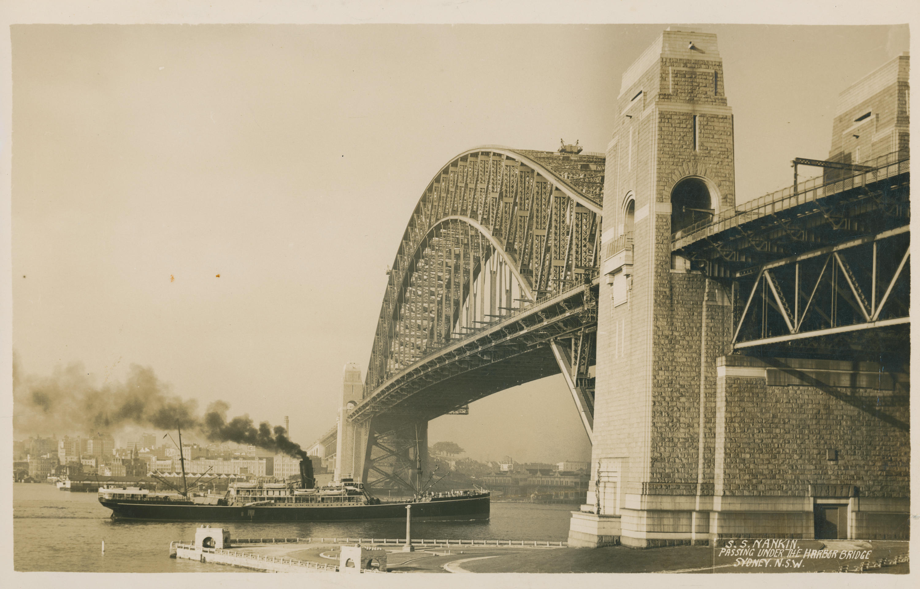 Photograph SS NANKIN (1912) New Zealand Maritime Museum