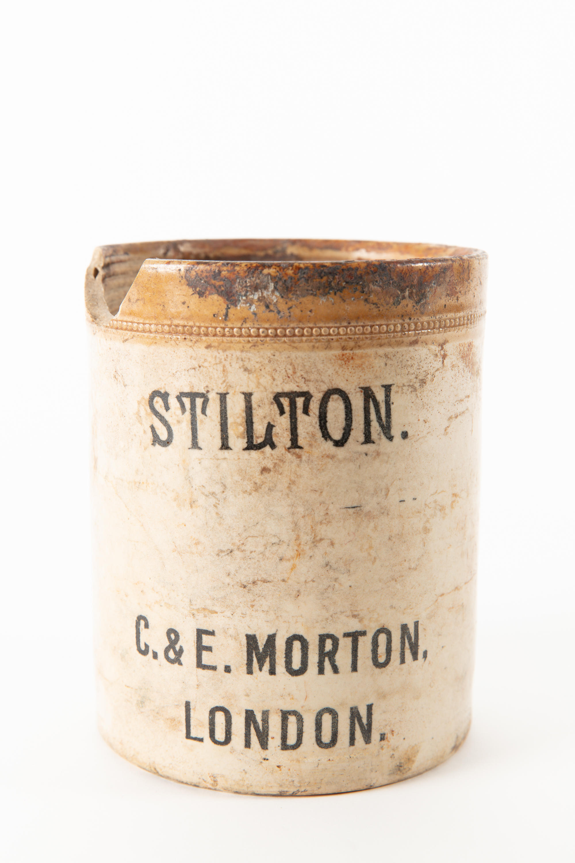 Stoneware jar Stilton cheese jar with lid New Zealand Maritime Museum Stoneware jar Stilton cheese jar with lid New Zealand Maritime Museum